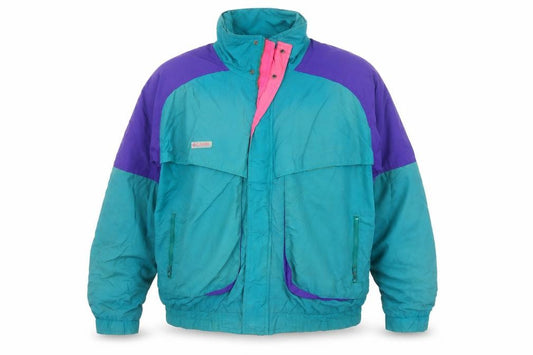 Columbia Men's Teal & Purple XL Powder Keg 90s Ski Jacket