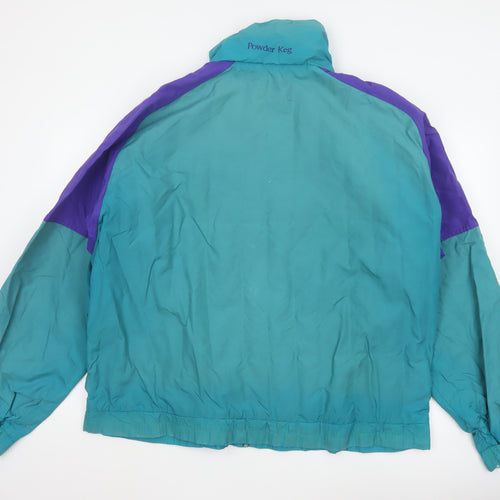 Columbia Men's Teal & Purple XL Powder Keg 90s Ski Jacket