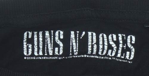 Next Mens Black Guns N' Roses Band Graphic T-Shirt Size L