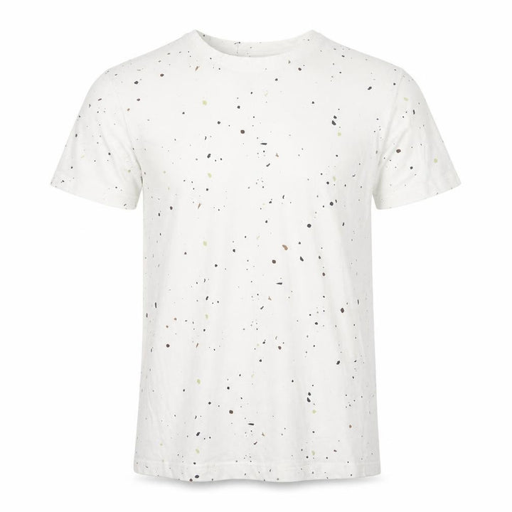 Jack & Jones Men White Graphic Print Cotton Crew Neck T-Shirt L
