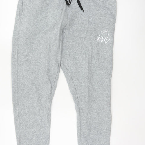 Kings Will Dream Men's Grey Jogger Trousers Size M Regular Fit