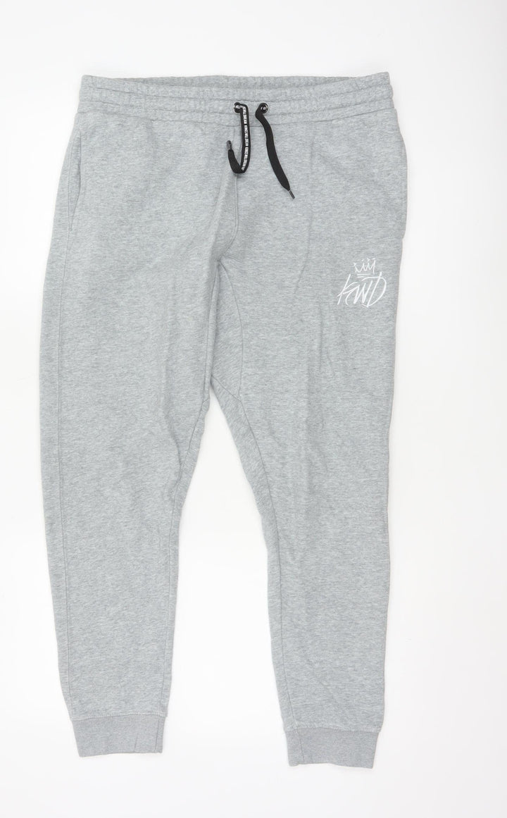 Kings Will Dream Men's Grey Jogger Trousers Size M Regular Fit
