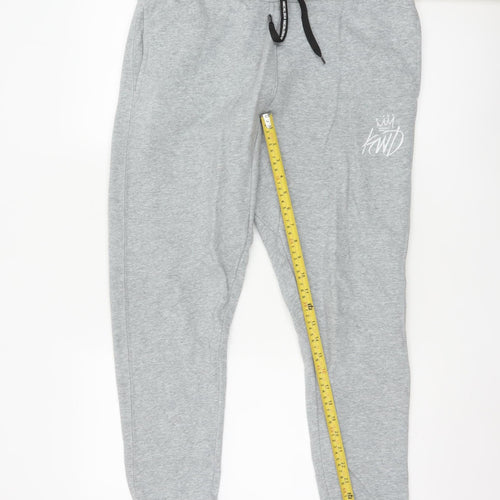 Kings Will Dream Men's Grey Jogger Trousers Size M Regular Fit