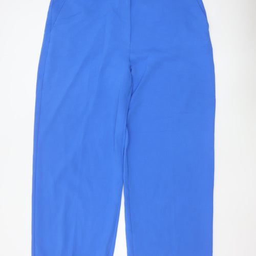 Marks and Spencer Women’s Blue Wide-Leg Stretch Trousers Size 20