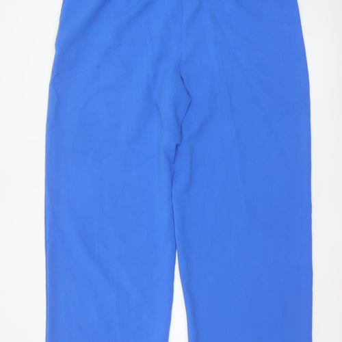 Marks and Spencer Women’s Blue Wide-Leg Stretch Trousers Size 20