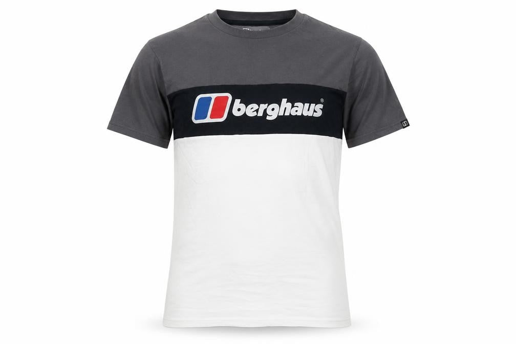 Berghaus Men's Grey & White Colourblock XS Crew Neck T-Shirt