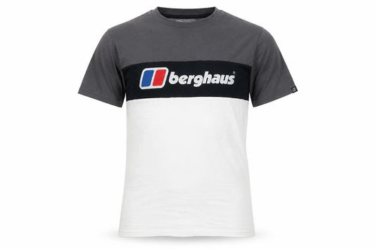 Berghaus Men's Grey & White Colourblock XS Crew Neck T-Shirt