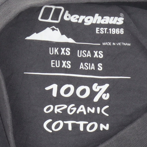 Berghaus Men's Grey & White Colourblock XS Crew Neck T-Shirt