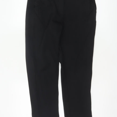 Marks and Spencer Womens Black Size 12 Short Straight Trousers