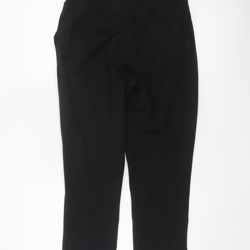Marks and Spencer Womens Black Size 12 Short Straight Trousers