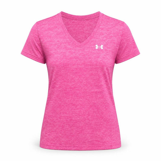 Under Armour Womens Pink XS Relaxed Fit V-Neck Activewear T-Shirt