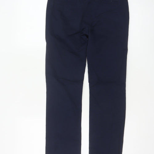 GapKids Boys Navy Blue Skinny Fit Cotton Trousers Age 12 Years