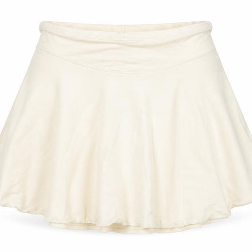 Oh Polly Women's White Size 8 Skater Mini Skirt Stretch Modal
