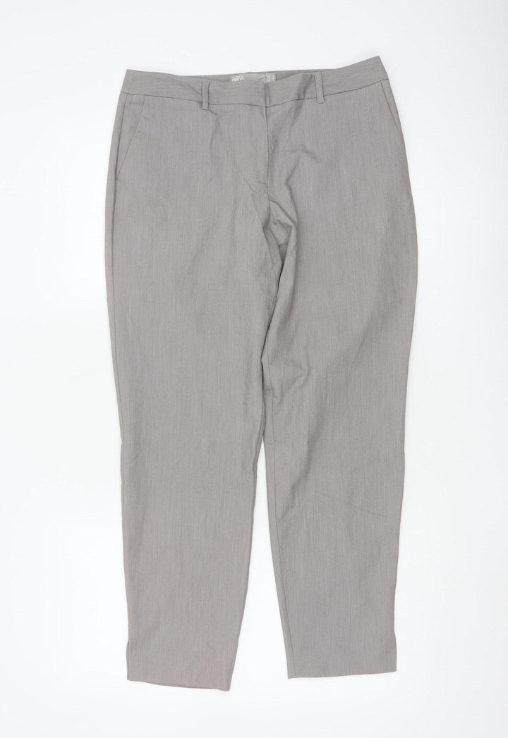 ASOS Women’s Grey Slim Fit Tapered Work Trousers Size 10