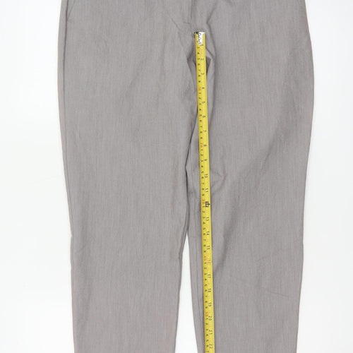 ASOS Women’s Grey Slim Fit Tapered Work Trousers Size 10