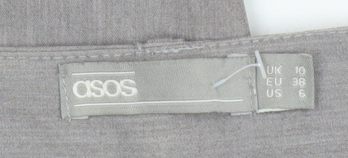 ASOS Women’s Grey Slim Fit Tapered Work Trousers Size 10