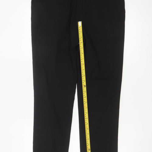 River Island Men's Black Slim Fit Chino Trousers 34W 32L