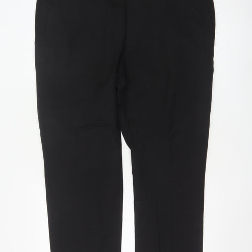 Marks and Spencer Men's Black Tailored Fit Trousers 40W 29L