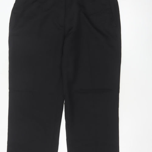 Brook Taverner Women's Black Plus Size 16 Straight Leg Dress Trousers