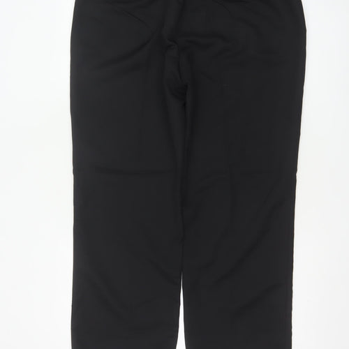 Brook Taverner Women's Black Plus Size 16 Straight Leg Dress Trousers