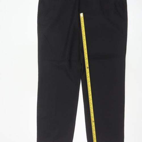 Marks and Spencer Men's Black Regular Fit Trousers 36in Waist 29in Leg
