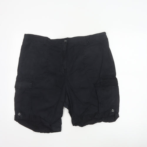 Marks and Spencer Women’s Black Cargo Shorts Size 20