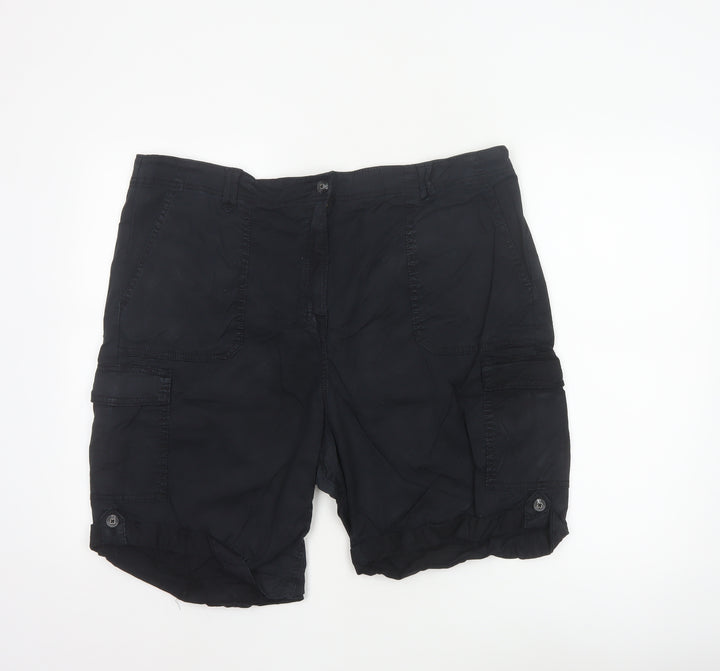Marks and Spencer Women’s Black Cargo Shorts Size 20
