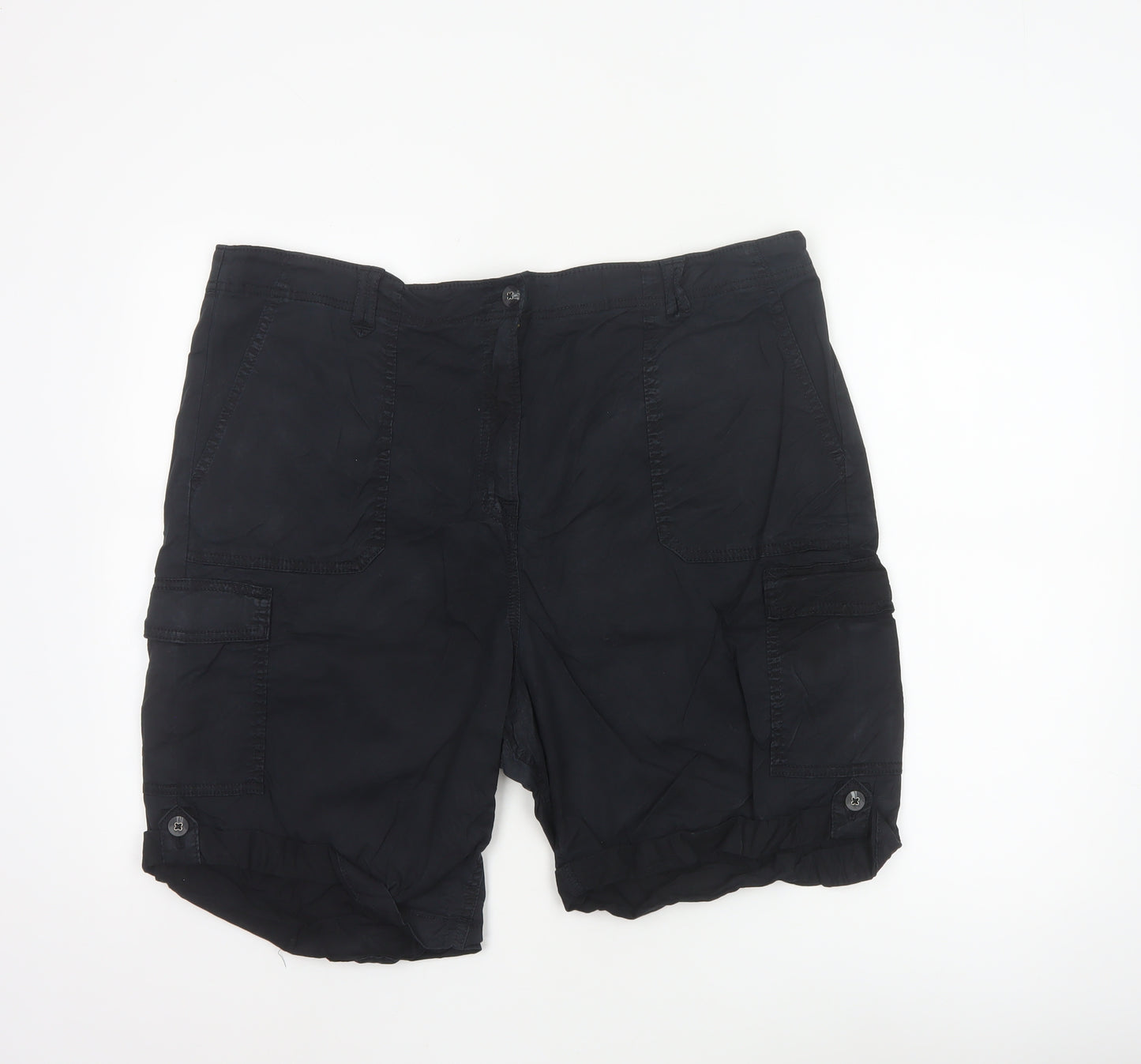 Marks and Spencer Women’s Black Cargo Shorts Size 20