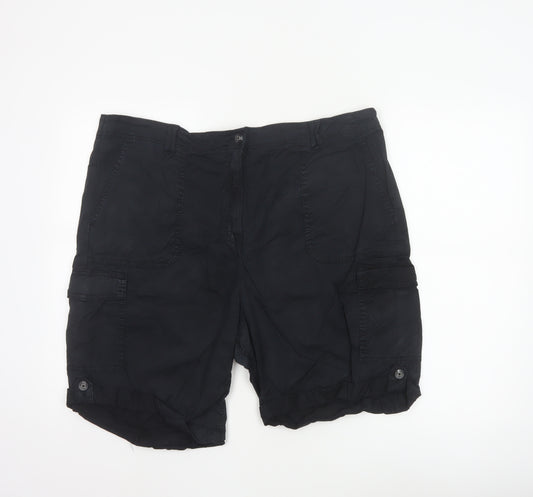 Marks and Spencer Women’s Black Cargo Shorts Size 20