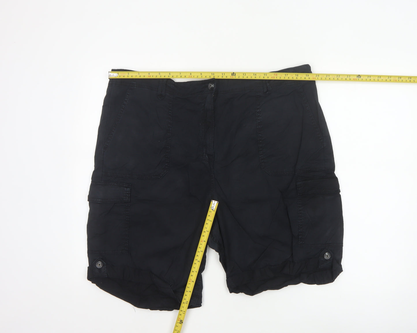 Marks and Spencer Women’s Black Cargo Shorts Size 20