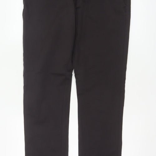 Marks and Spencer Autograph Men's Black Slim Fit Chino Trousers 32W