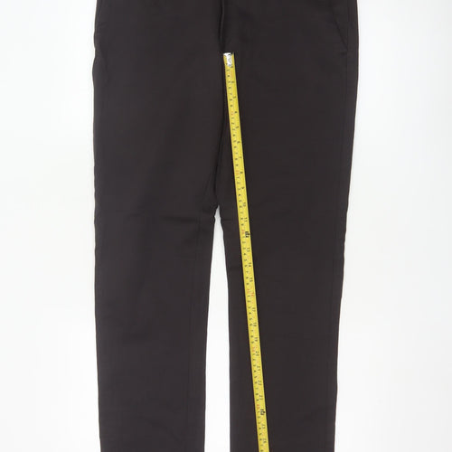 Marks and Spencer Autograph Men's Black Slim Fit Chino Trousers 32W
