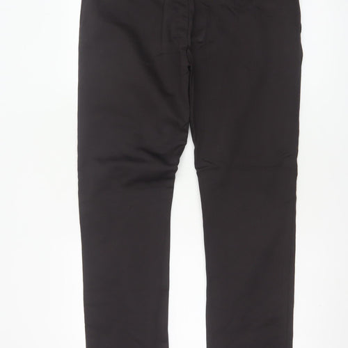 Marks and Spencer Autograph Men's Black Slim Fit Chino Trousers 32W