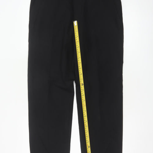 Marks and Spencer Men's Black Dress Trousers 32W 29L Wool Blend