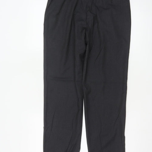 Marks and Spencer Men's Black Slim Fit Formal Trousers 30W 31L