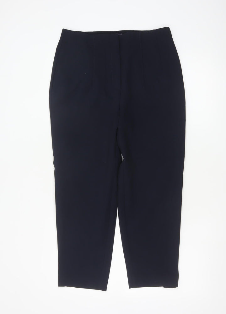 Marks and Spencer Women’s Black Slim Fit Stretch Trousers Size 12