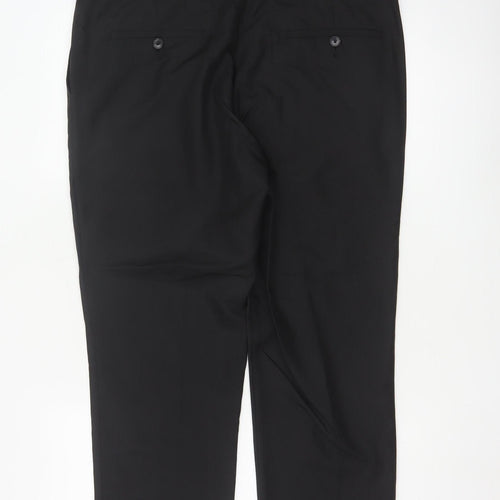 Marks and Spencer Men's Black Slim Fit Dress Pants Size 36S
