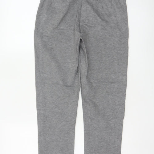 Marks and Spencer Womens Grey Size 8 Slim Fit Ankle Trousers