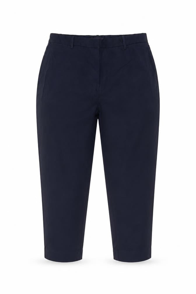 Marks and Spencer Women’s Blue Cropped Twill Trousers Size 16