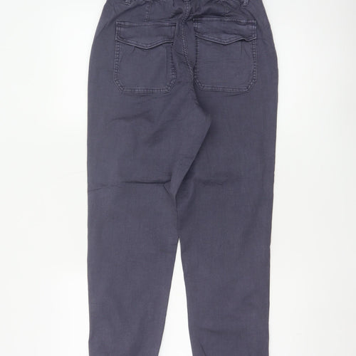 Marks and Spencer Women's Grey Cotton Blend Jogger Trousers Size 10