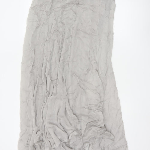 Phase Eight Women’s Grey Silk A-Line Long Skirt Size 10