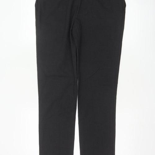 Marks and Spencer Boys Black Dress Pants 15-16 Years 32in Waist 33in Leg