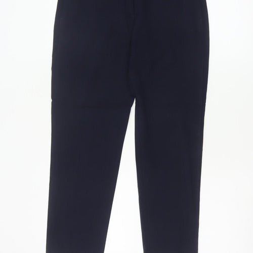 Marks and Spencer Women's Navy Blue Short Length Trousers Size 8