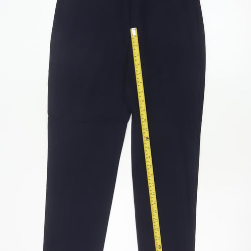 Marks and Spencer Women's Navy Blue Short Length Trousers Size 8