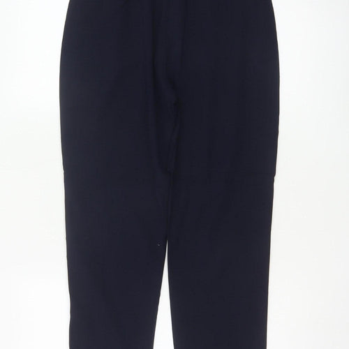 Marks and Spencer Women's Navy Blue Short Length Trousers Size 8