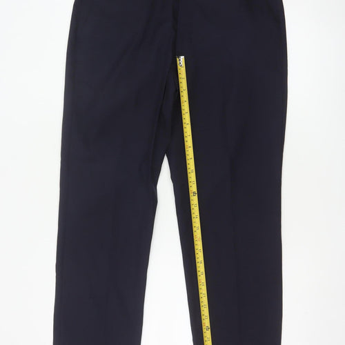Marks and Spencer Men's Black Regular Fit Dress Trousers 34W 29L