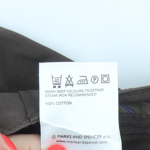 Marks and Spencer Blue Harbour Men's Brown 34x29 Chino Trousers