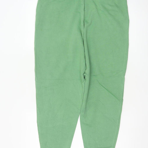 Marks and Spencer Women’s Green Cotton Jogger Trousers Size 14