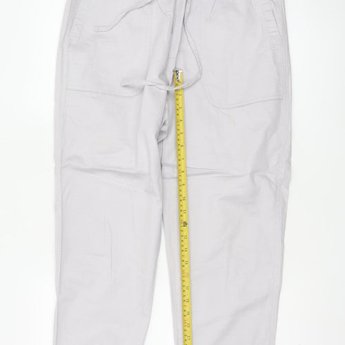 GAP Women’s Grey Cotton Jogger Trousers M Relaxed Fit