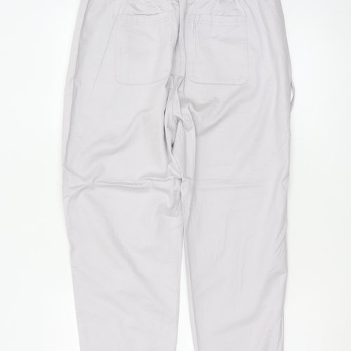 GAP Women’s Grey Cotton Jogger Trousers M Relaxed Fit